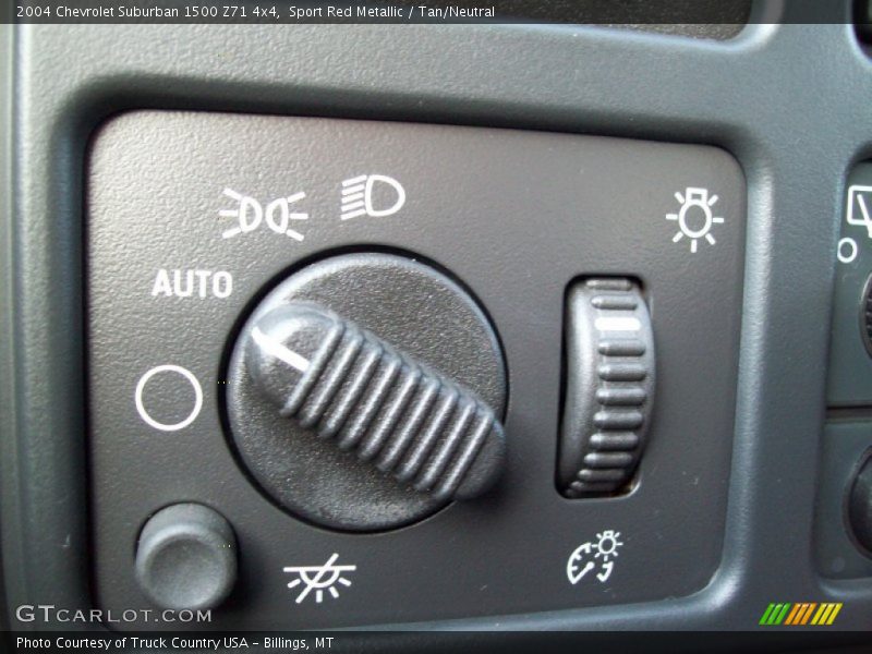 Sport Red Metallic / Tan/Neutral 2004 Chevrolet Suburban 1500 Z71 4x4