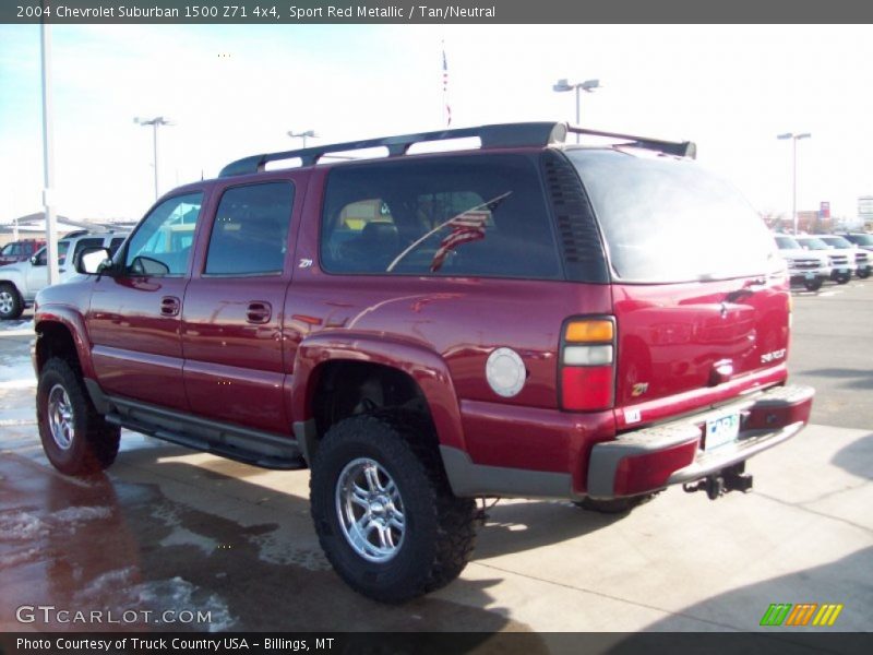 Sport Red Metallic / Tan/Neutral 2004 Chevrolet Suburban 1500 Z71 4x4