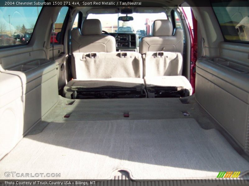 Sport Red Metallic / Tan/Neutral 2004 Chevrolet Suburban 1500 Z71 4x4
