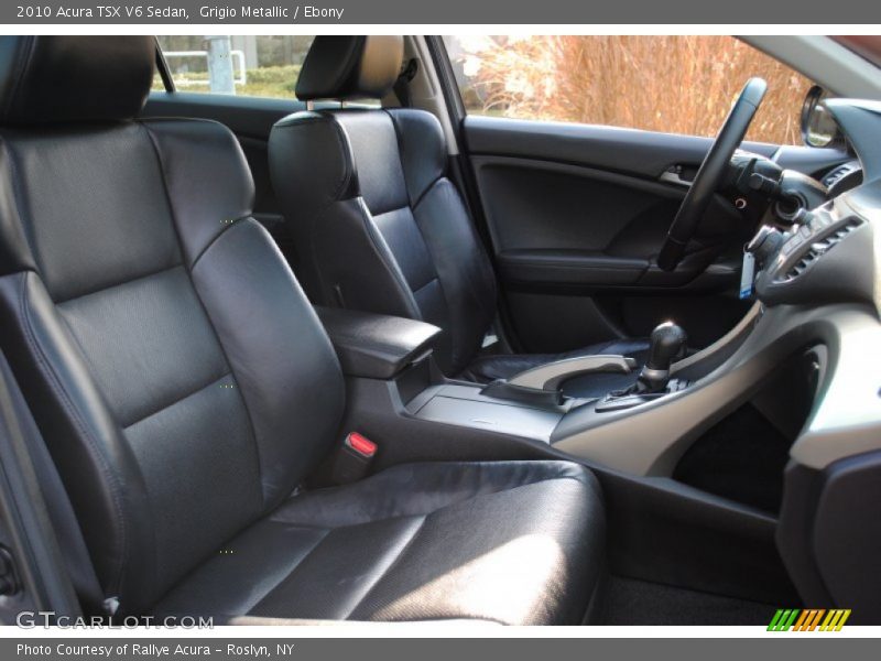 Grigio Metallic / Ebony 2010 Acura TSX V6 Sedan
