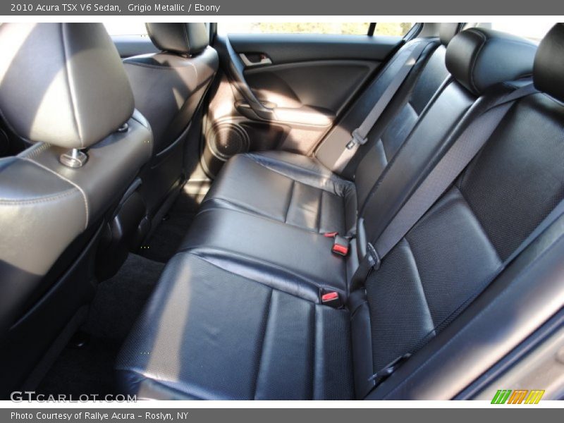 Grigio Metallic / Ebony 2010 Acura TSX V6 Sedan