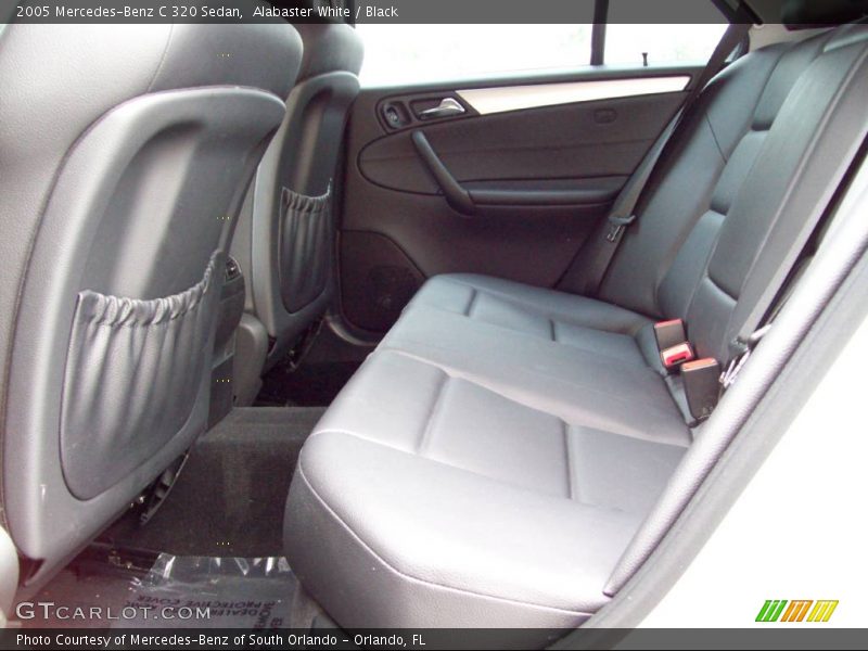 Alabaster White / Black 2005 Mercedes-Benz C 320 Sedan