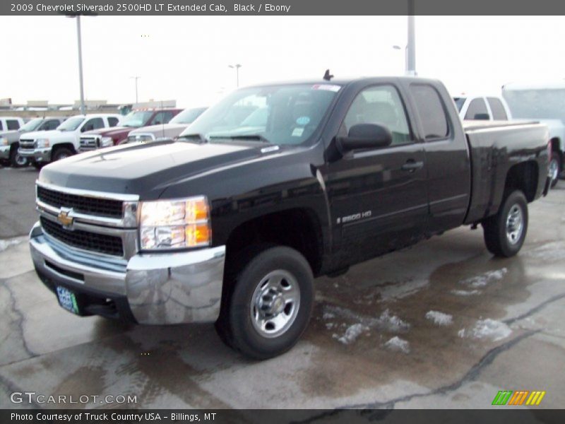 Black / Ebony 2009 Chevrolet Silverado 2500HD LT Extended Cab