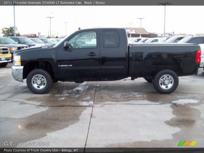 Black / Ebony 2009 Chevrolet Silverado 2500HD LT Extended Cab