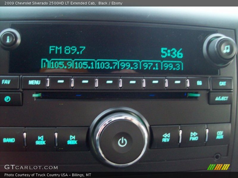 Black / Ebony 2009 Chevrolet Silverado 2500HD LT Extended Cab