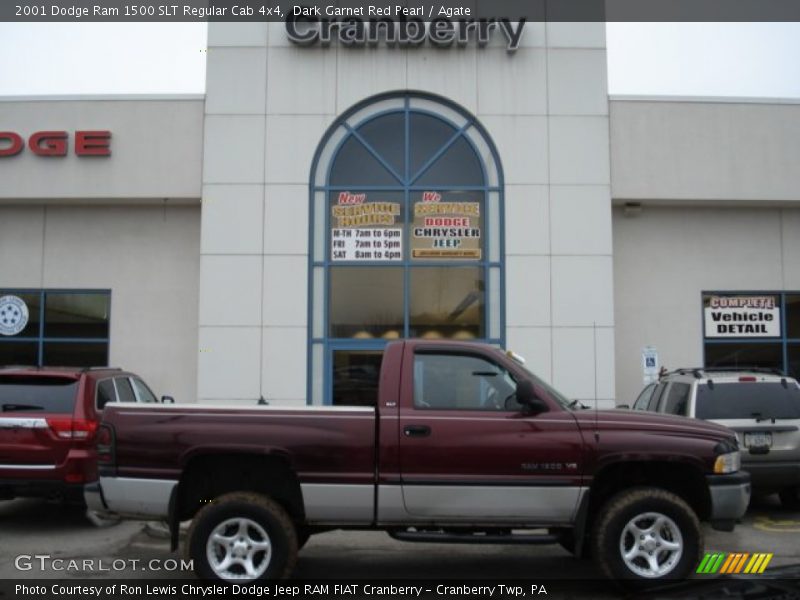 Dark Garnet Red Pearl / Agate 2001 Dodge Ram 1500 SLT Regular Cab 4x4