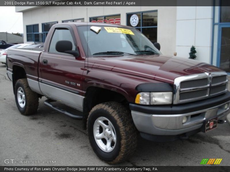 Dark Garnet Red Pearl / Agate 2001 Dodge Ram 1500 SLT Regular Cab 4x4