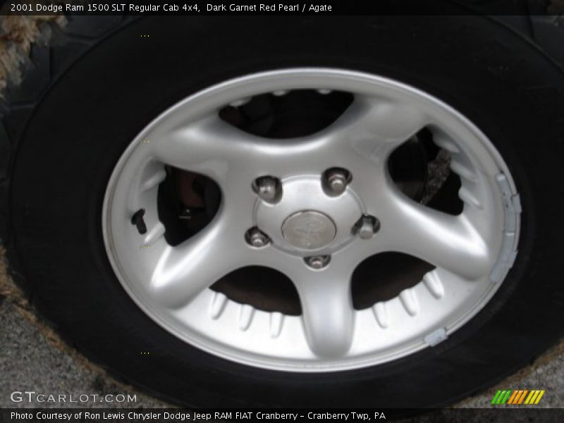 Dark Garnet Red Pearl / Agate 2001 Dodge Ram 1500 SLT Regular Cab 4x4