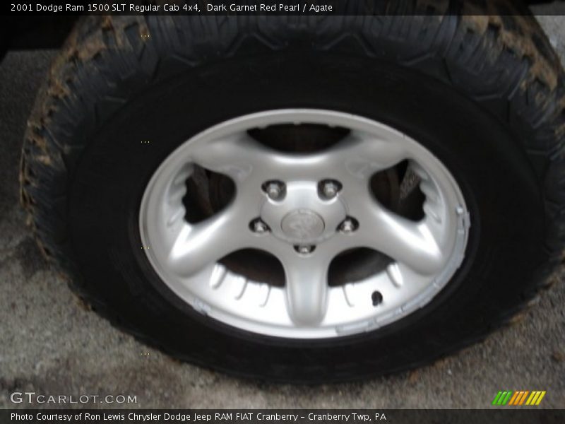 Dark Garnet Red Pearl / Agate 2001 Dodge Ram 1500 SLT Regular Cab 4x4