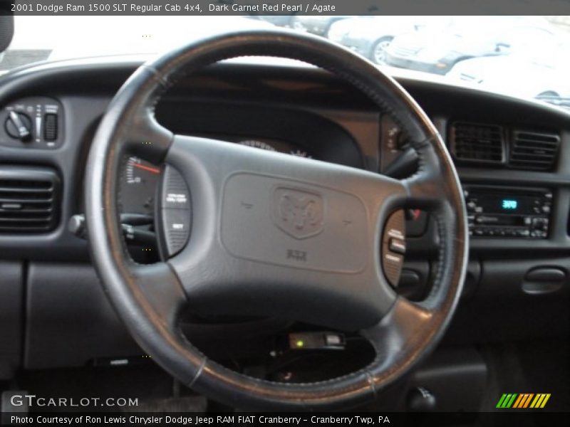 Dark Garnet Red Pearl / Agate 2001 Dodge Ram 1500 SLT Regular Cab 4x4