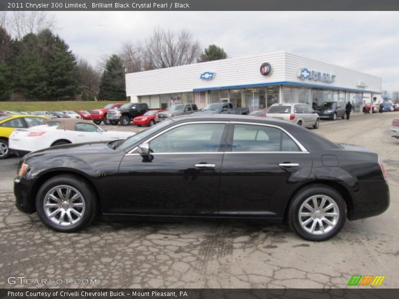 Brilliant Black Crystal Pearl / Black 2011 Chrysler 300 Limited