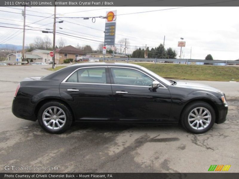 Brilliant Black Crystal Pearl / Black 2011 Chrysler 300 Limited