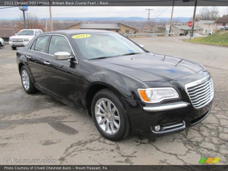Brilliant Black Crystal Pearl / Black 2011 Chrysler 300 Limited