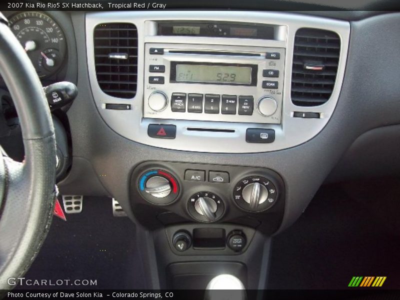 Tropical Red / Gray 2007 Kia Rio Rio5 SX Hatchback