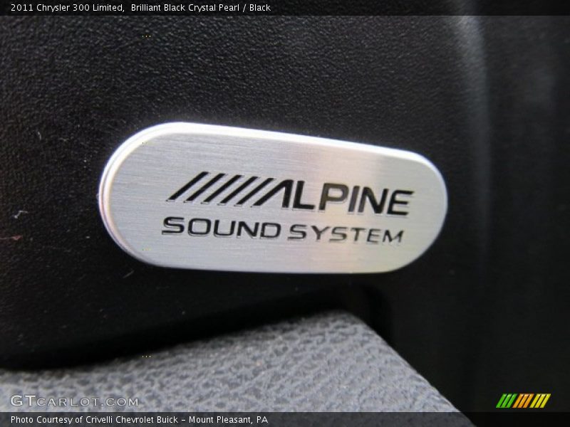 Brilliant Black Crystal Pearl / Black 2011 Chrysler 300 Limited