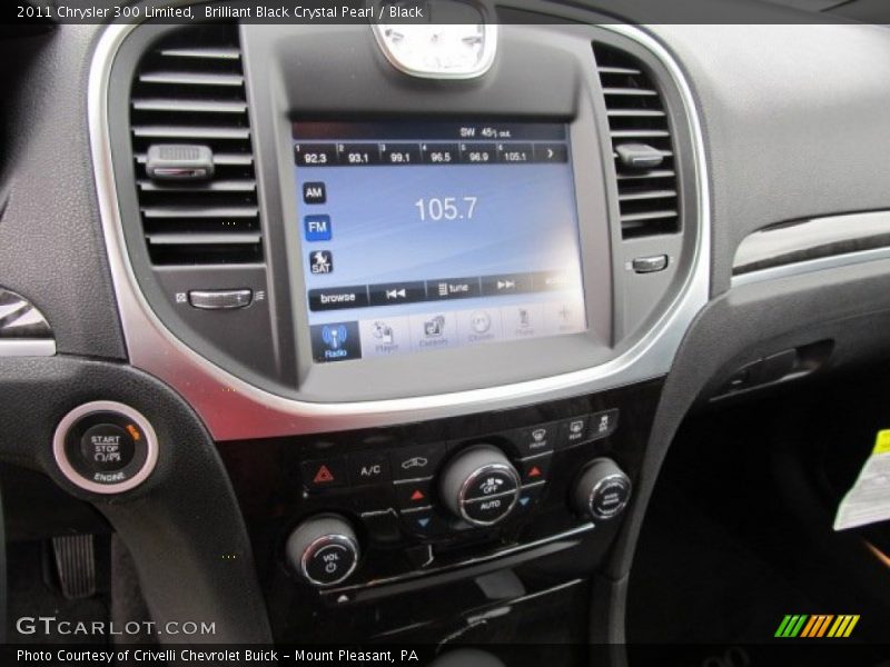 Brilliant Black Crystal Pearl / Black 2011 Chrysler 300 Limited