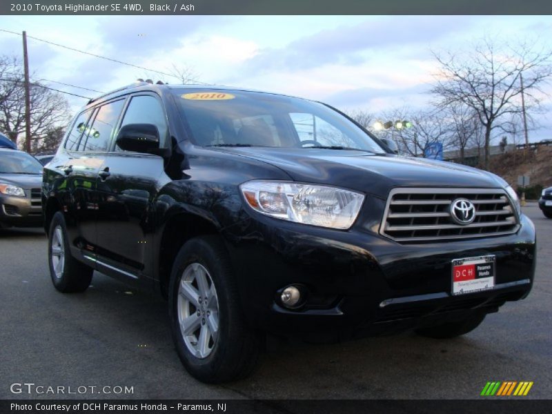 Black / Ash 2010 Toyota Highlander SE 4WD