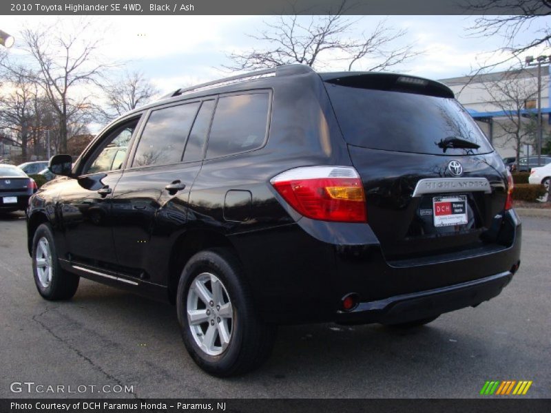 Black / Ash 2010 Toyota Highlander SE 4WD