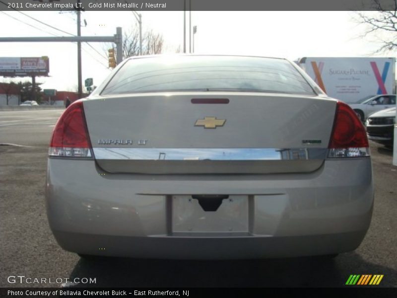 Gold Mist Metallic / Neutral 2011 Chevrolet Impala LT