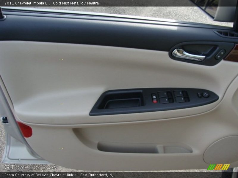 Gold Mist Metallic / Neutral 2011 Chevrolet Impala LT