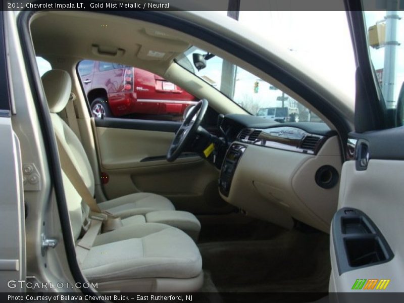 Gold Mist Metallic / Neutral 2011 Chevrolet Impala LT
