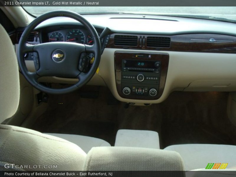 Gold Mist Metallic / Neutral 2011 Chevrolet Impala LT