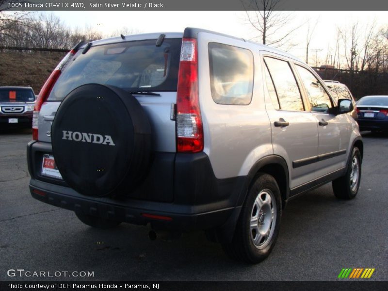 Satin Silver Metallic / Black 2005 Honda CR-V LX 4WD