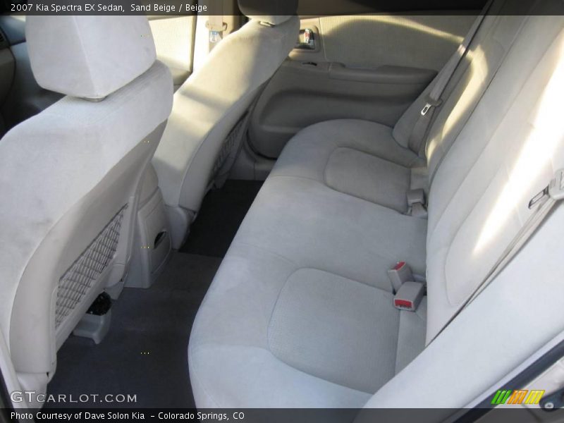 Sand Beige / Beige 2007 Kia Spectra EX Sedan