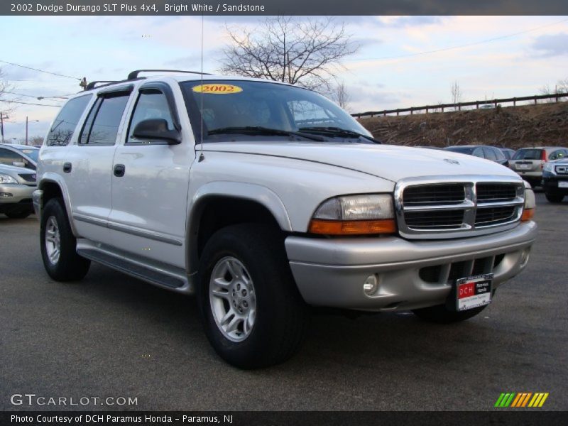 Bright White / Sandstone 2002 Dodge Durango SLT Plus 4x4