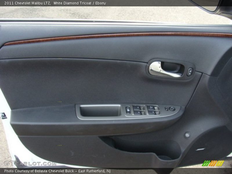 White Diamond Tricoat / Ebony 2011 Chevrolet Malibu LTZ