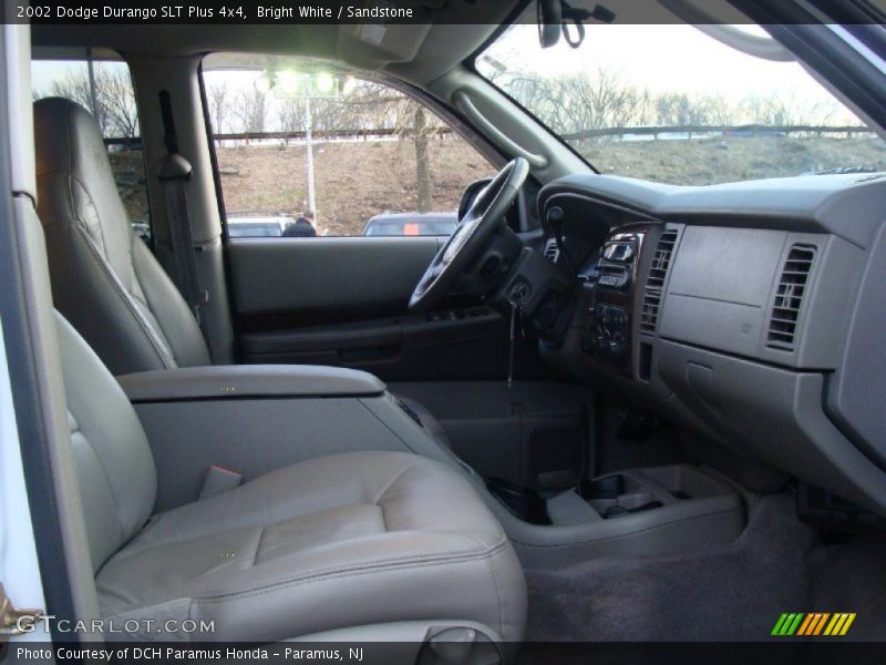 Bright White / Sandstone 2002 Dodge Durango SLT Plus 4x4