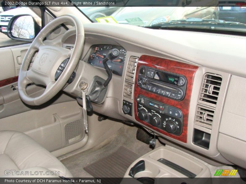 Bright White / Sandstone 2002 Dodge Durango SLT Plus 4x4