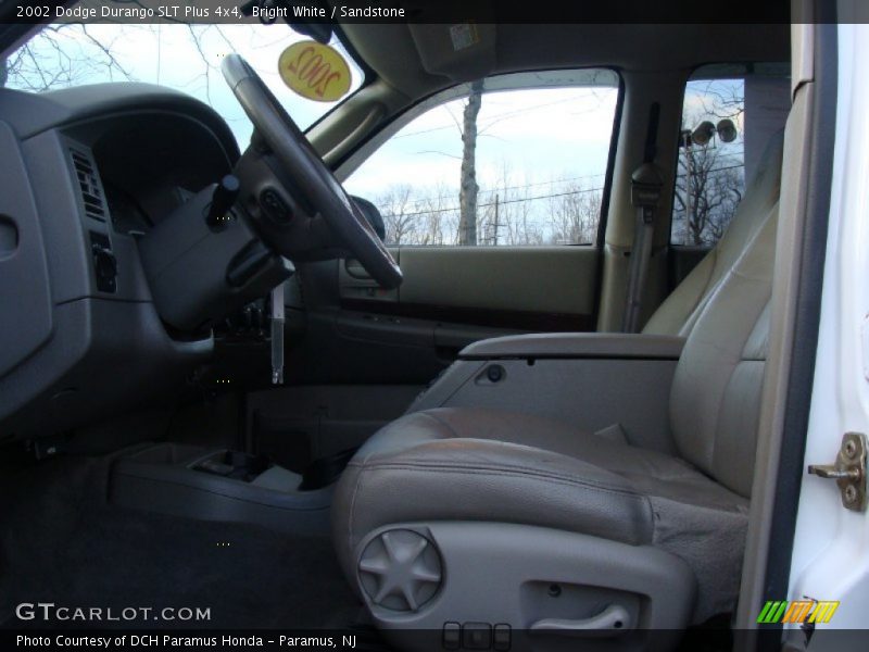 Bright White / Sandstone 2002 Dodge Durango SLT Plus 4x4