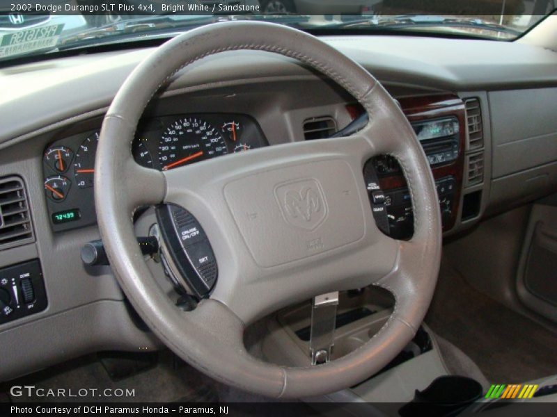 Bright White / Sandstone 2002 Dodge Durango SLT Plus 4x4