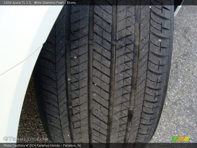 White Diamond Pearl / Ebony 2009 Acura TL 3.5