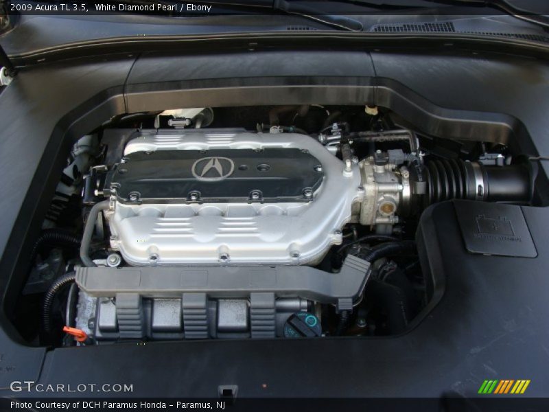 White Diamond Pearl / Ebony 2009 Acura TL 3.5