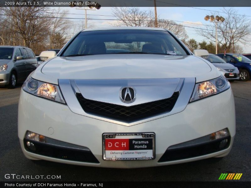 White Diamond Pearl / Ebony 2009 Acura TL 3.5