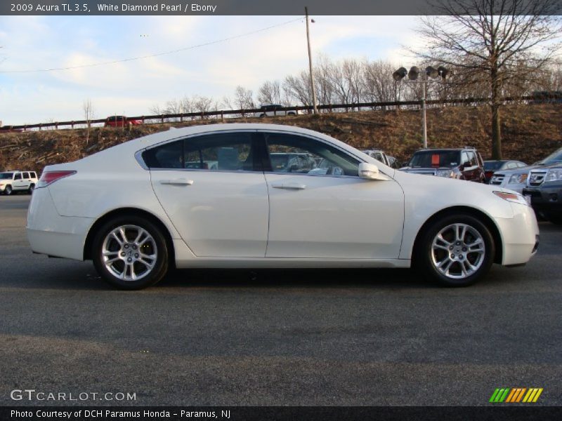 White Diamond Pearl / Ebony 2009 Acura TL 3.5