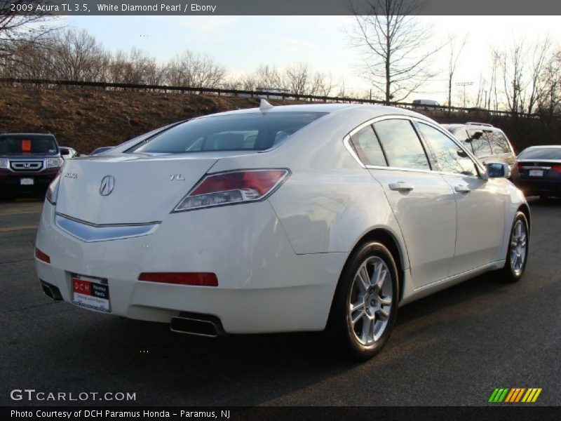 White Diamond Pearl / Ebony 2009 Acura TL 3.5