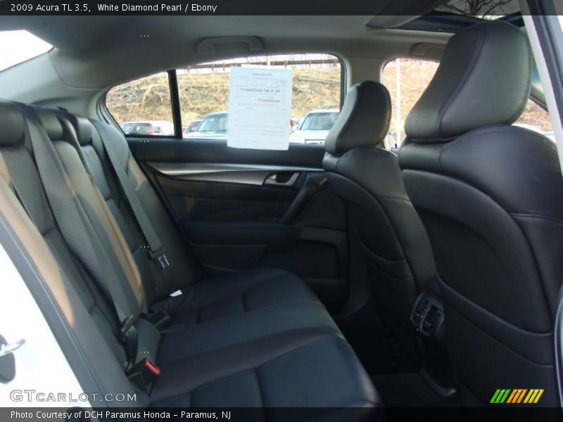 White Diamond Pearl / Ebony 2009 Acura TL 3.5