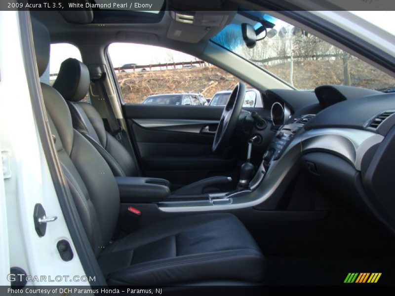 White Diamond Pearl / Ebony 2009 Acura TL 3.5