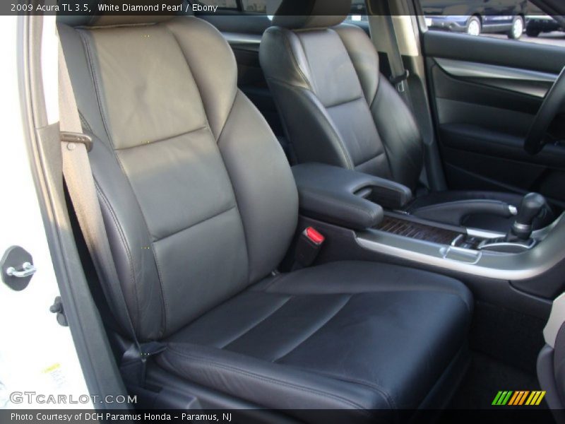 White Diamond Pearl / Ebony 2009 Acura TL 3.5