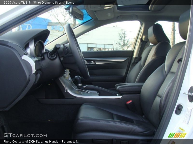 White Diamond Pearl / Ebony 2009 Acura TL 3.5