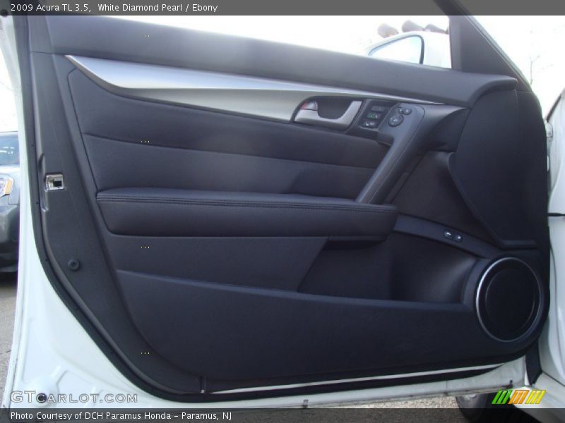 White Diamond Pearl / Ebony 2009 Acura TL 3.5