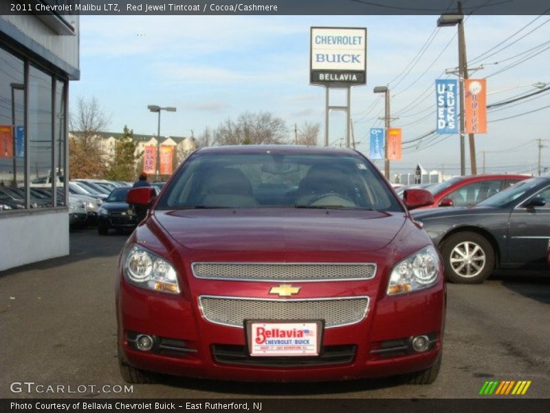 Red Jewel Tintcoat / Cocoa/Cashmere 2011 Chevrolet Malibu LTZ