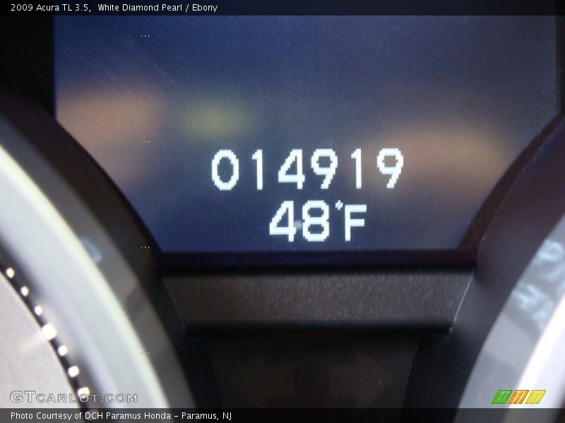 White Diamond Pearl / Ebony 2009 Acura TL 3.5