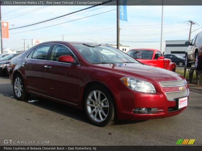 Red Jewel Tintcoat / Cocoa/Cashmere 2011 Chevrolet Malibu LTZ