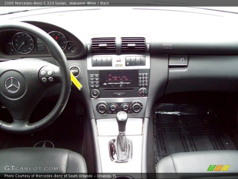 Alabaster White / Black 2005 Mercedes-Benz C 320 Sedan