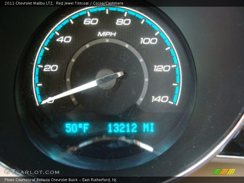 Red Jewel Tintcoat / Cocoa/Cashmere 2011 Chevrolet Malibu LTZ