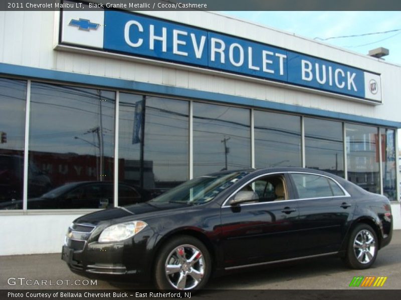 Black Granite Metallic / Cocoa/Cashmere 2011 Chevrolet Malibu LT